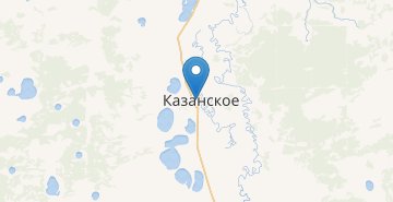 地图 Kazanskoye