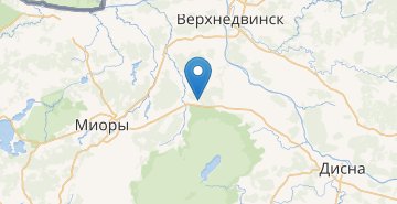 Mapa Novye Kryuki, Miorskiy r-n VITEBSKAYA OBL.