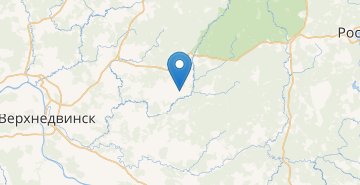 Mapa Leonisheno, Verhnedvinskiy r-n VITEBSKAYA OBL.