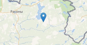 Map Dvorische, Krasnopolskiy selsovet, Krasnopolskiy s/s Rossonskiy r-n VITEBSKAYA OBL.