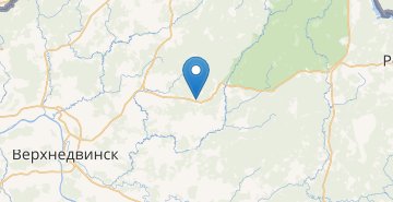 Map Zadezhe, Verhnedvinskiy r-n VITEBSKAYA OBL.