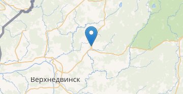 Mapa Kohanovichi, Verhnedvinskiy r-n VITEBSKAYA OBL.