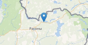 Map Dvorische, Gorbachevskiy selsovet, Gorbachevskiy s/s Rossonskiy r-n VITEBSKAYA OBL.