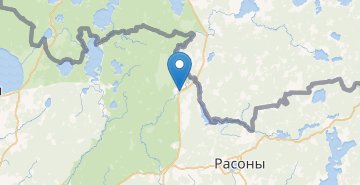 地图 YUhovichi, Rossonskiy r-n VITEBSKAYA OBL.