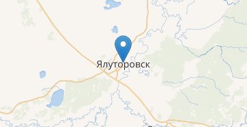 Мапа Ялуторовск (Тюменська обл.)