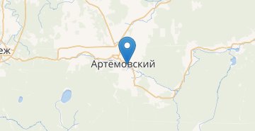 地图 Artemovskiy (Sverdlovskaya obl.)