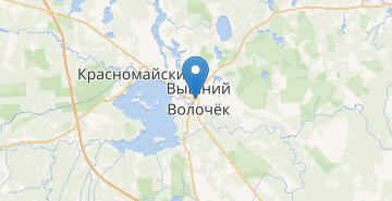 Mapa Vyshny Volochyok