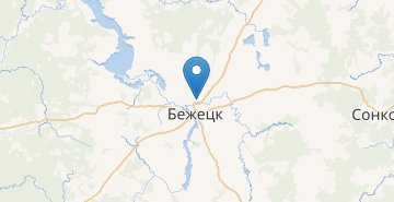 Мапа Бежецк