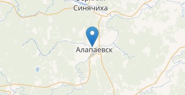 地图 Alapayevsk