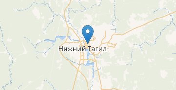 Mapa Nizhny Tagil