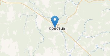 Mapa Kresttsyi, Novgorodskaya obl