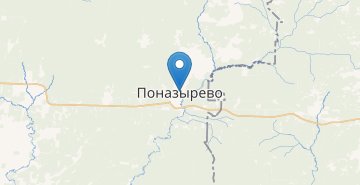 Mapa Ponaryzevo