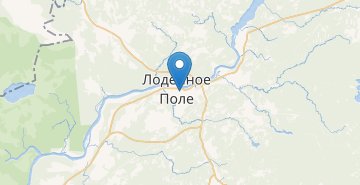 Mapa Lodeynoye Pole
