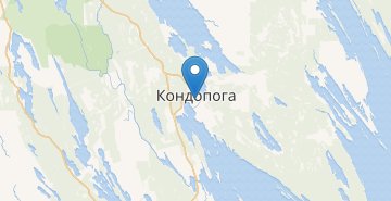 Mapa Kondopoga