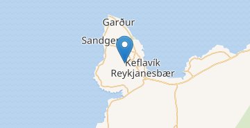 Mapa Reykjavik Airport
