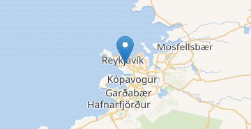 Mapa Reykjavik