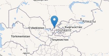Map Uzbekistan