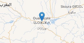 Map Ouarzazate airport