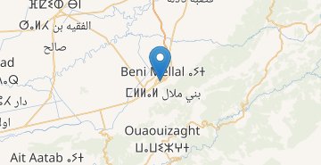 地图 Beni Mellal