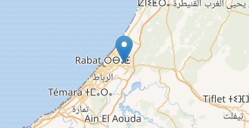 Map Rabat Airport