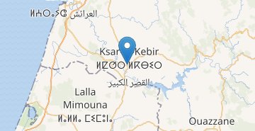 Map El-Ksar-el-Kebir