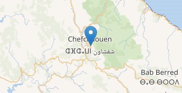 Mapa Chaouen