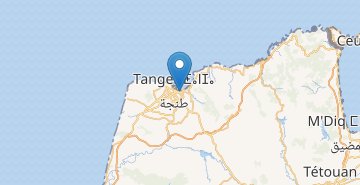 Mapa Tangier