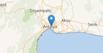 Mapa Antalya