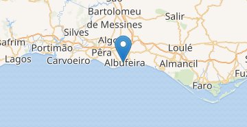 地图 Albufeira