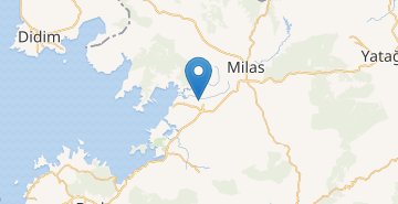 Mapa Bodrum airport Milas