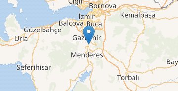 Map Izmir airport Adnan Menderes