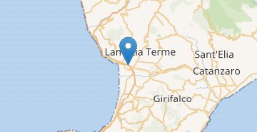 Карта Ламеция-Терме