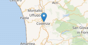 Mapa Cosenza