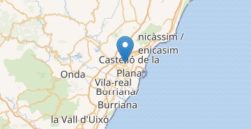 Map Castellón de la Plana
