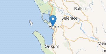 Map Vlorë