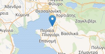Mapa Thessaloniki Airport