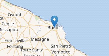 地图 Brindisi