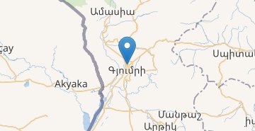 Map Gyumri