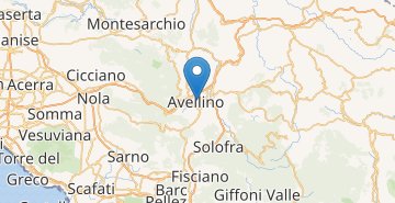 Карта Авеллино