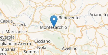 Map Montesarchio