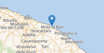 Карта Мола-ди-Бари