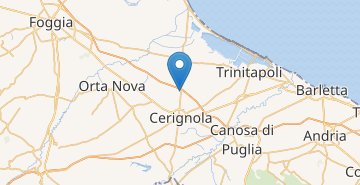 Map Cerignola