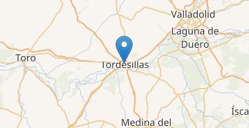 Mapa Tordesillas