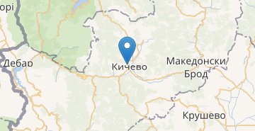 Карта Кичево
