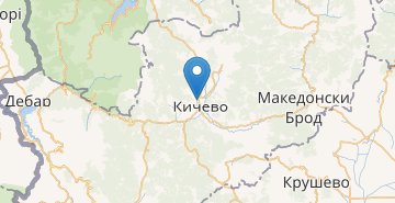 地图 Kičevo