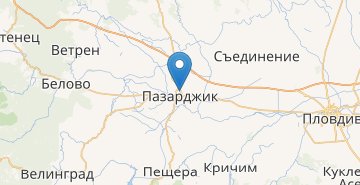Map Pazardzhik