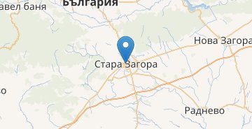 Map Stara Zagora