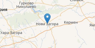 Map Nova Zagora