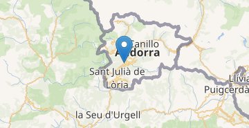 Мапа Андорра-ла-Велья