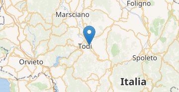 Mapa Todi
